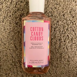 BBW cotton candy clouds bath/shower gel